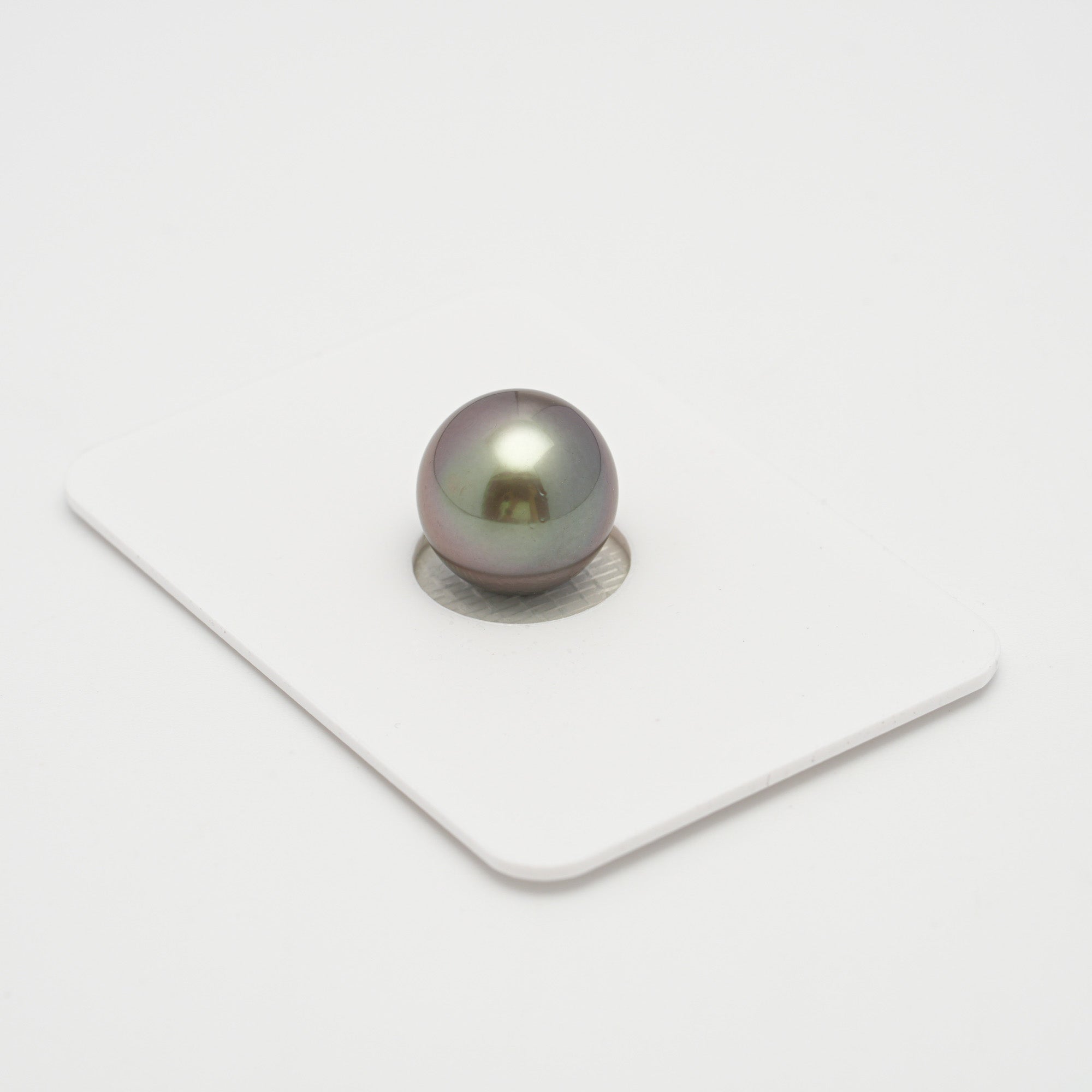 1pcs "High Luster" Green Cherry 11.5mm - SR AAA Quality Tahitian Pearl Single LP1958 A101