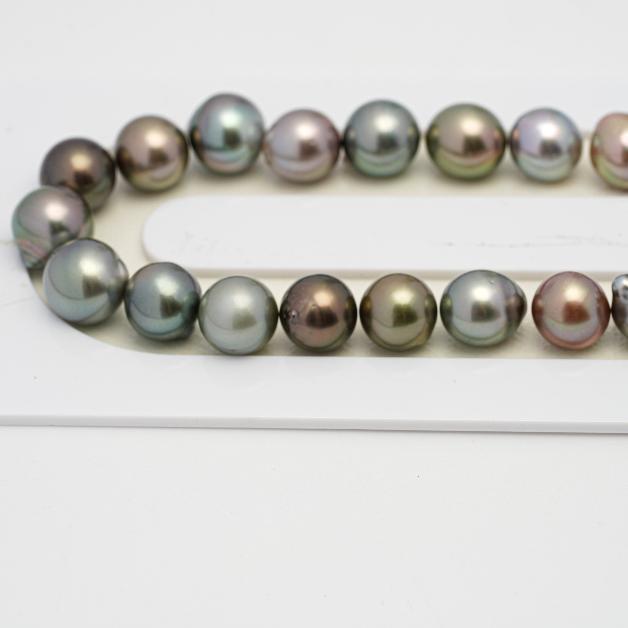 48pcs Multicolor 8-10mm - SB AAA/AA Quality Tahitian Pearl Necklace NL1530 A101