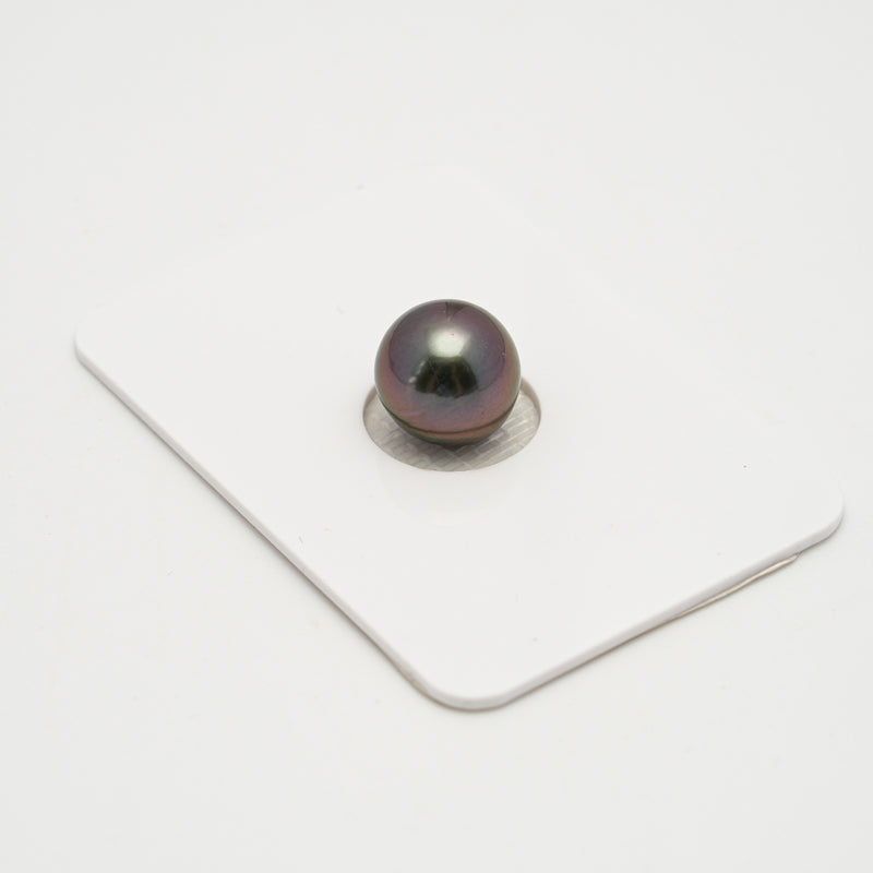 1pcs "High Luster" Cherry 10mm - SB AAA Quality Tahitian Pearl Single LP2111 OR10