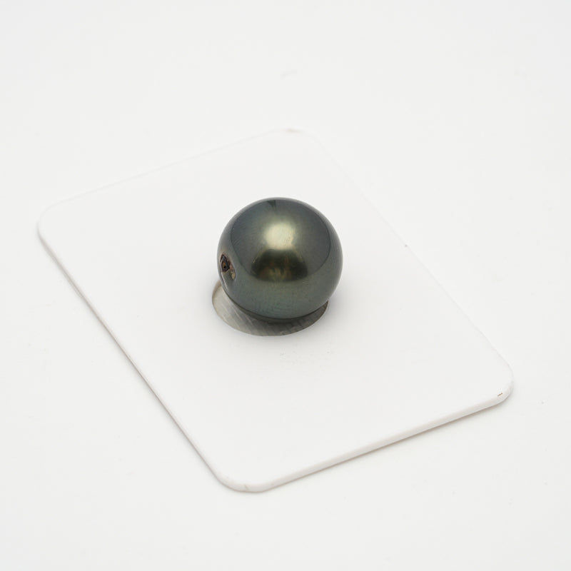 1pcs Green 13.2mm - NR AA/AAA Quality Tahitian Pearl Single LP1835 TH1