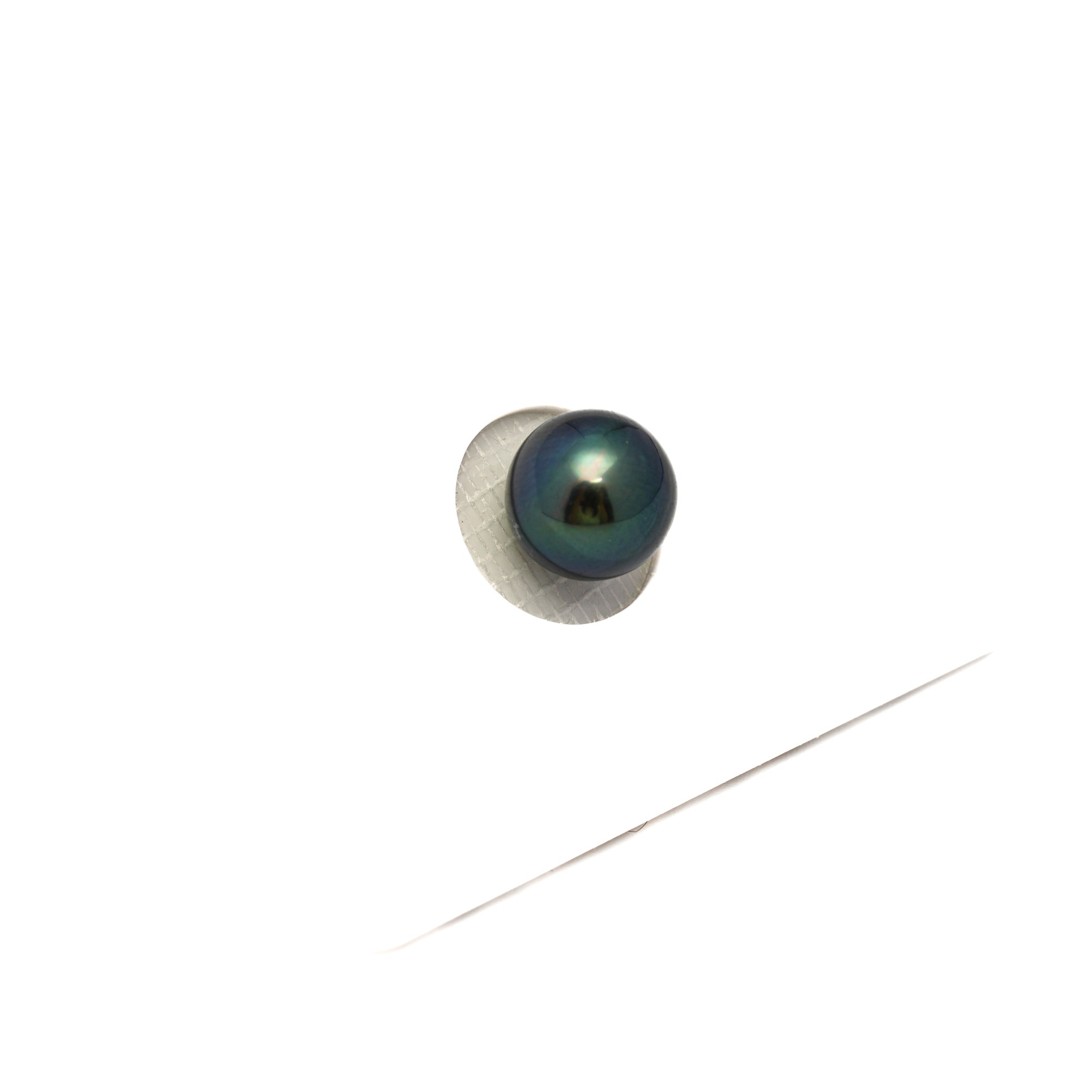 1pcs "High Luster" Blue Green 9.2mm - RSR AA Quality Tahitian Pearl Single LP2381 OR13