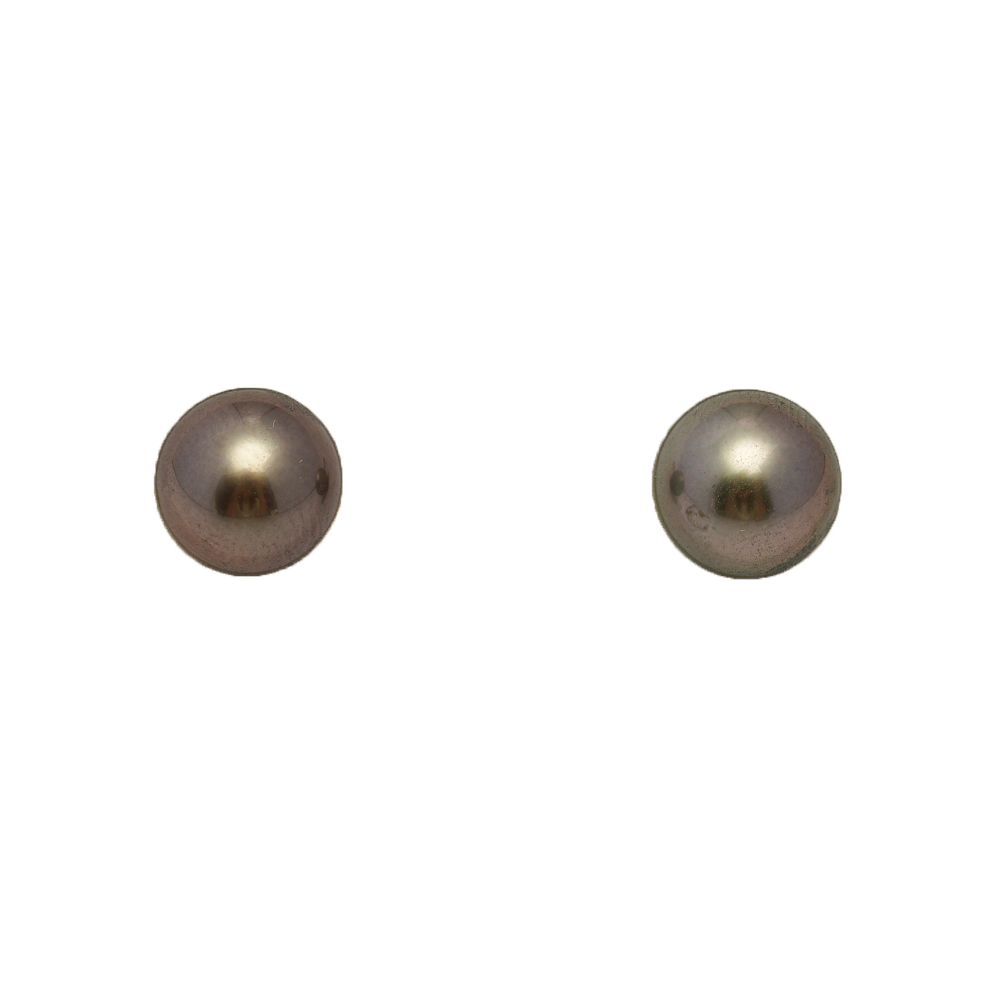 2pcs Light 7.8mm - RSR AAA Quality Tahitian Pearl Pair ER1787 NG19