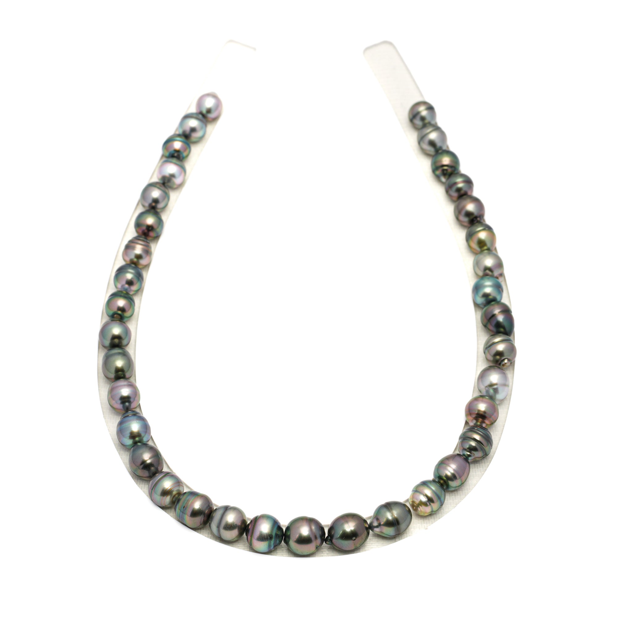 36pcs Multicolor 8-10mm - CL AAA Quality Tahitian Pearl Necklace NL1648