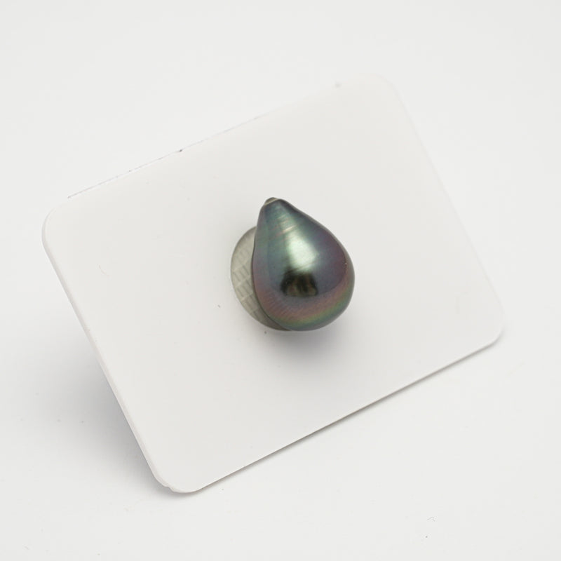 1pcs Green 11.3mm - SB AAA Quality Tahitian Pearl Pair LP1895 HL3