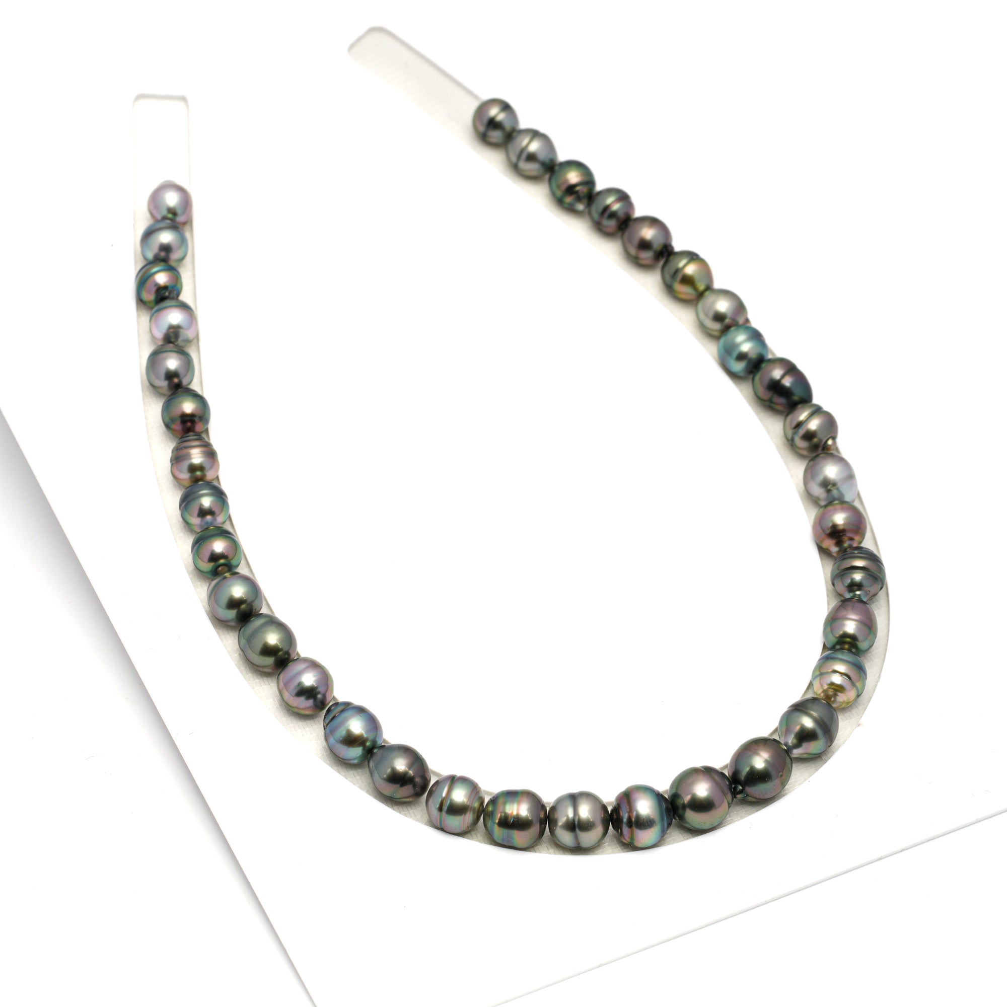 36pcs Multicolor 8-10mm - CL AAA Quality Tahitian Pearl Necklace NL1648