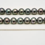 41pcs Multicolor 8-10mm - OV AAA/TOP Quality Tahitian Pearl Necklace NL1520