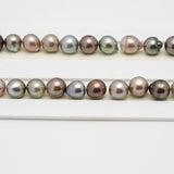 48pcs Multicolor 8-10mm - SB AAA/AA Quality Tahitian Pearl Necklace NL1530 A101