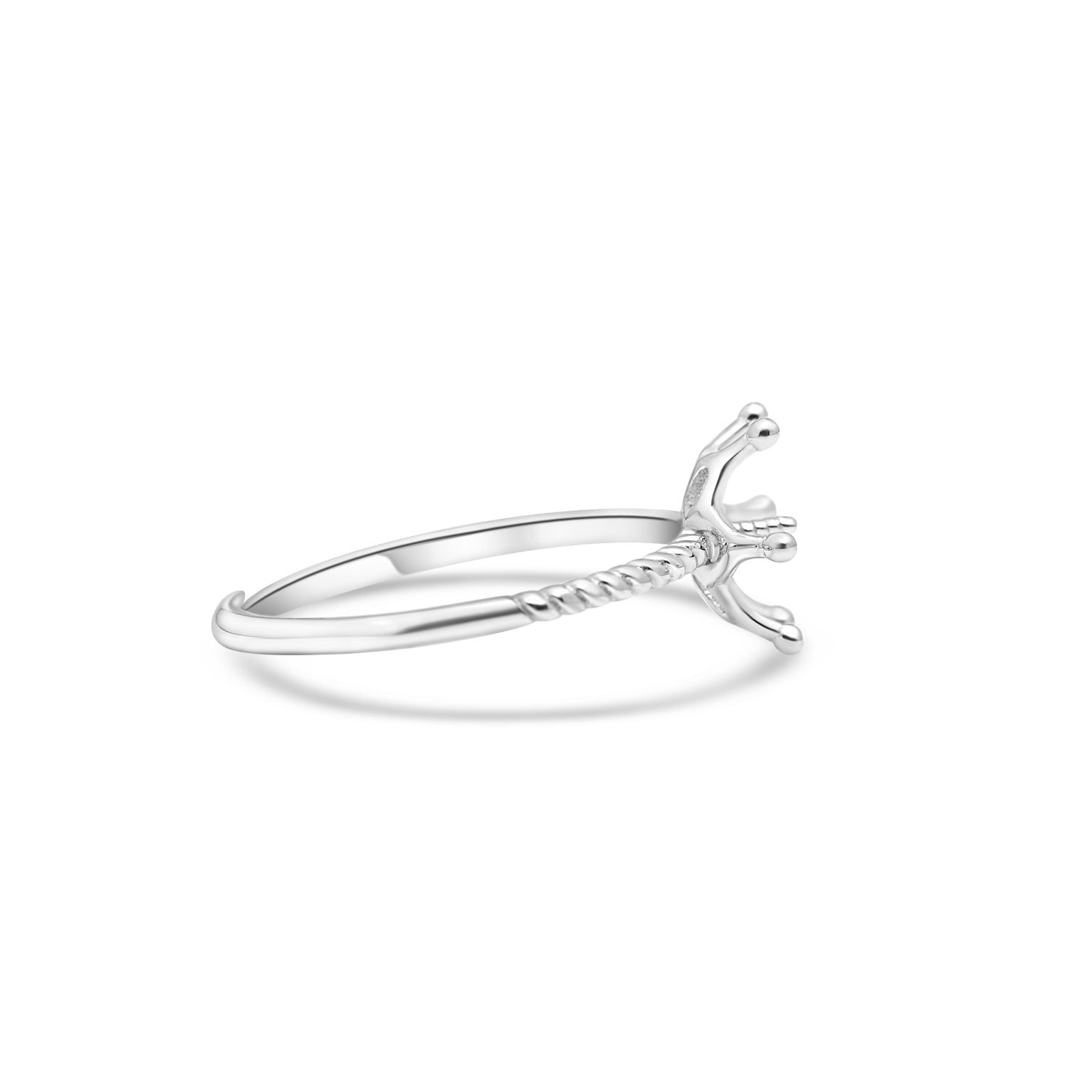 Adjustable Ring 925 Silver for pearl SC404