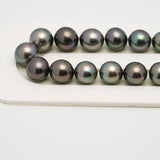 41pcs Multicolor 8-10mm - OV AAA/TOP Quality Tahitian Pearl Necklace NL1520