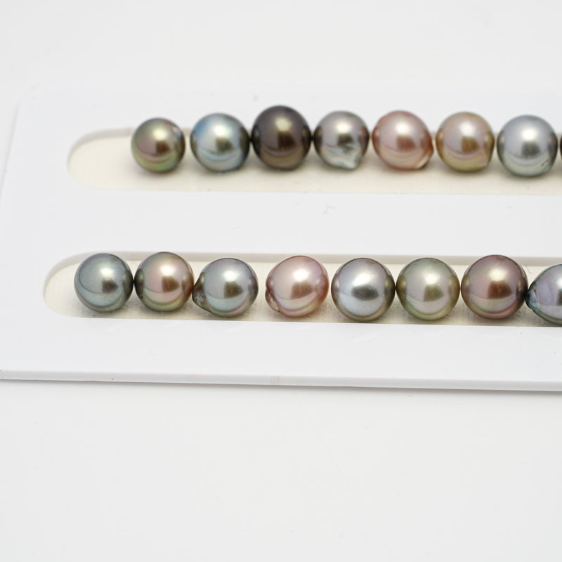 48pcs Multicolor 8-10mm - SB AAA/AA Quality Tahitian Pearl Necklace NL1530 A101