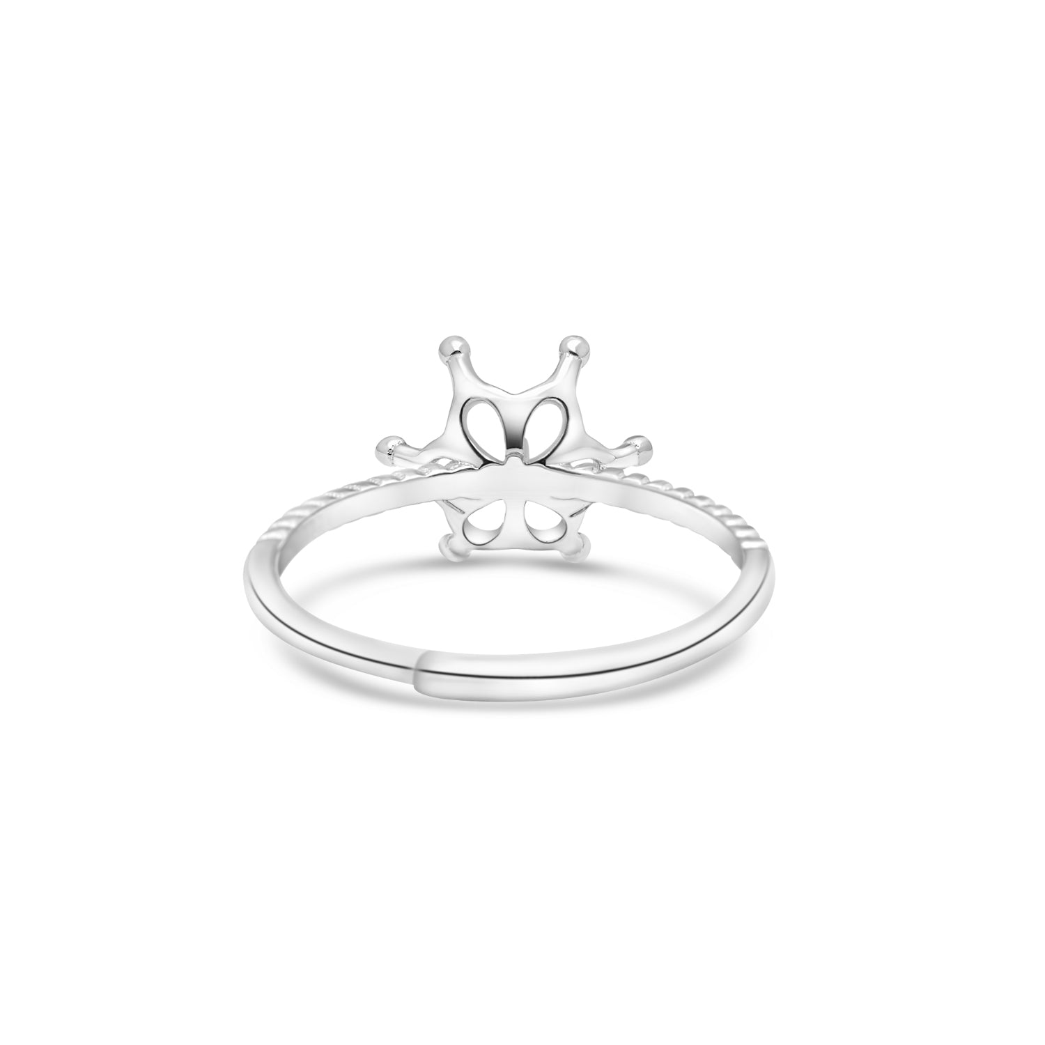 Adjustable Ring 925 Silver for pearl SC404
