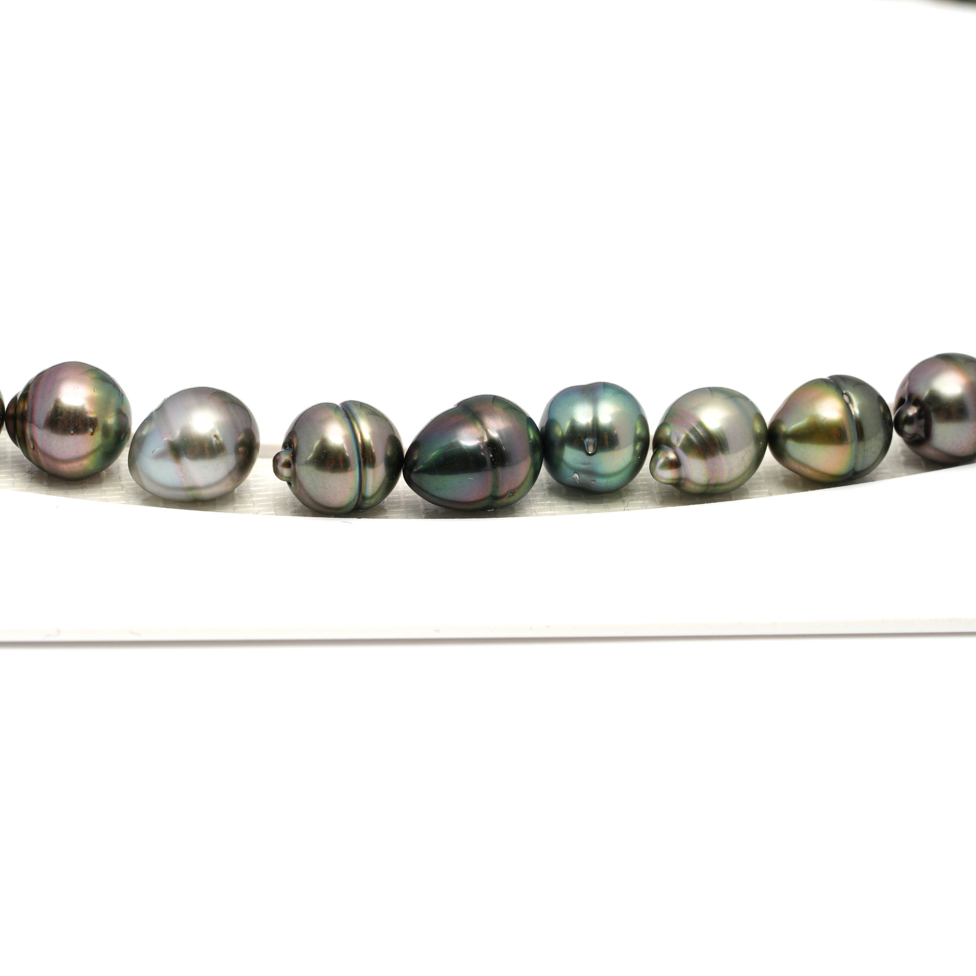 36pcs Multicolor 8-10mm - CL AAA Quality Tahitian Pearl Necklace NL1648