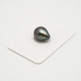 1pcs Green 11.3mm - SB AAA Quality Tahitian Pearl Pair LP1895 HL3