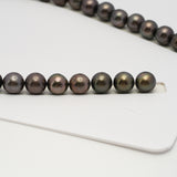 37pcs Dark Mix 11-13mm - RSR A/AA Quality Tahitian Pearl Necklace NL1632 THMIX3