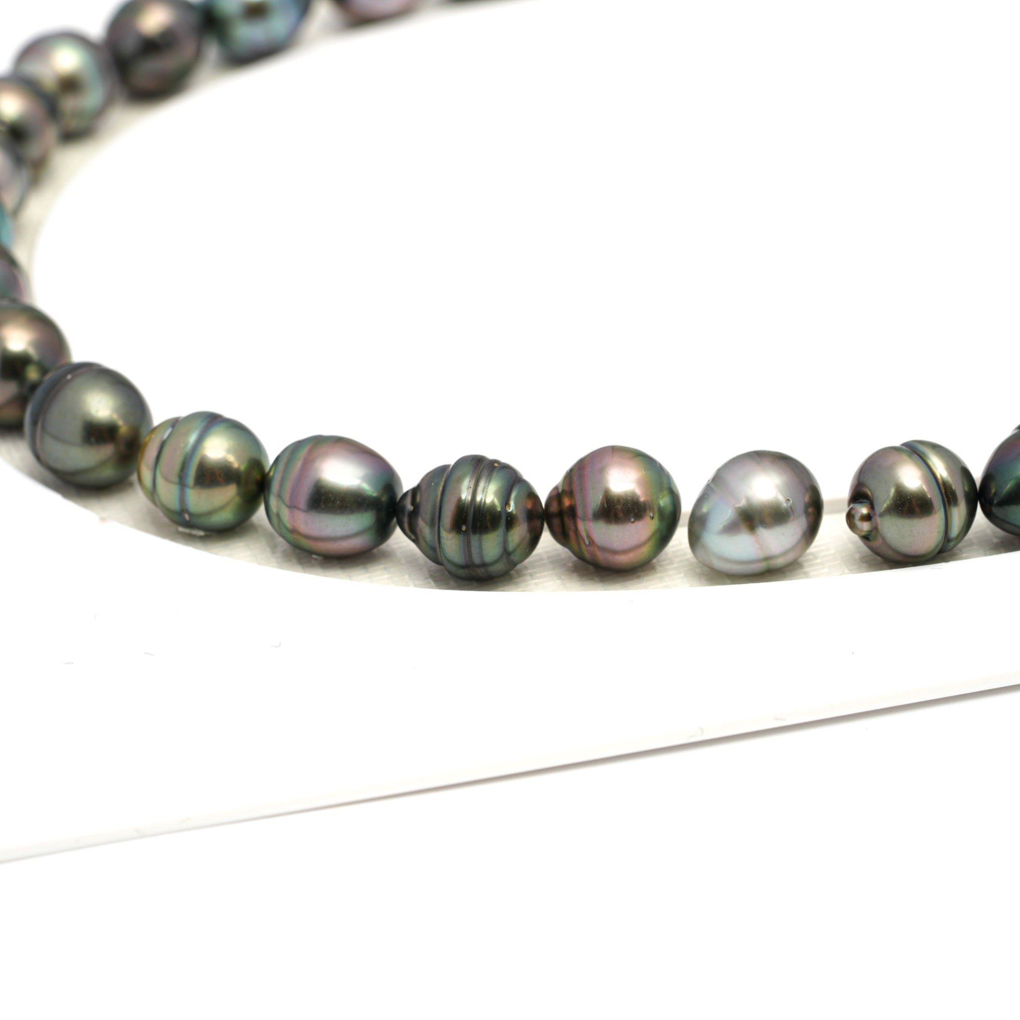 36pcs Multicolor 8-10mm - CL AAA Quality Tahitian Pearl Necklace NL1648