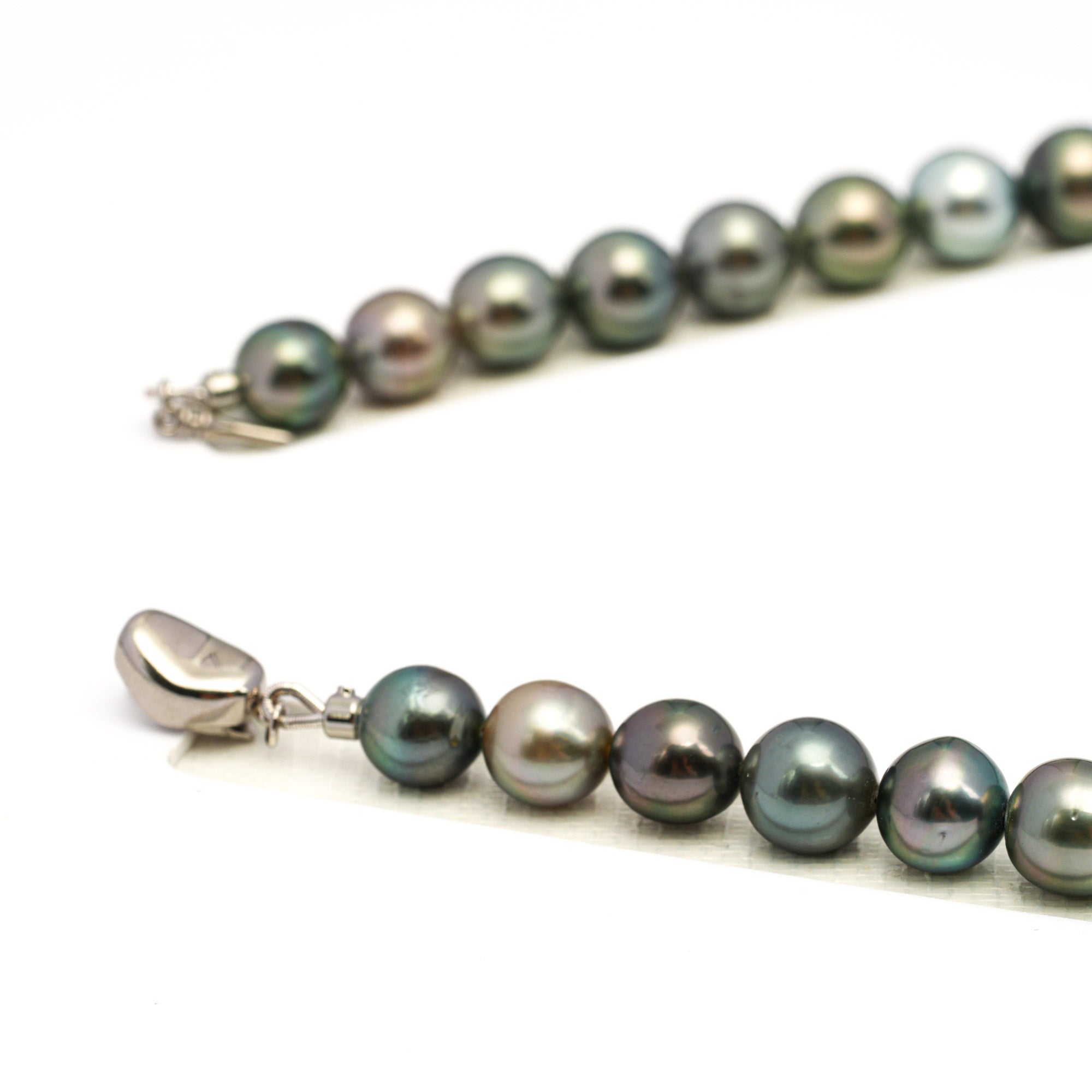 41pcs Multicolor 8-12mm - SR/NR AAA/AA Quality Tahitian Pearl Drilled Necklace NL1733 WF1