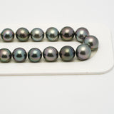 41pcs Multicolor 8-10mm - OV AAA/TOP Quality Tahitian Pearl Necklace NL1520