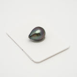 1pcs Green 11.3mm - SB AAA Quality Tahitian Pearl Pair LP1895 HL3