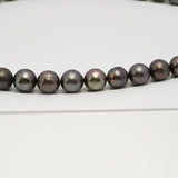 37pcs Dark Mix 11-13mm - RSR A/AA Quality Tahitian Pearl Necklace NL1632 THMIX3