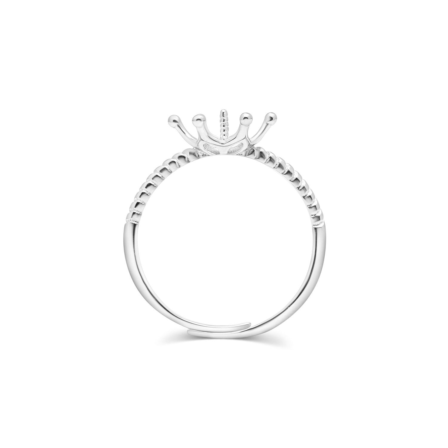 Adjustable Ring 925 Silver for pearl SC404