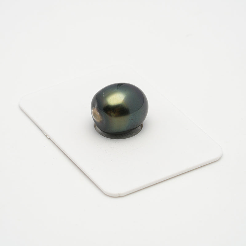 1pcs Green 12.8mm - SB AAA/AA Quality Tahitian Pearl Single LP1836 TH1