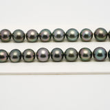 41pcs Multicolor 8-10mm - OV AAA/TOP Quality Tahitian Pearl Necklace NL1520