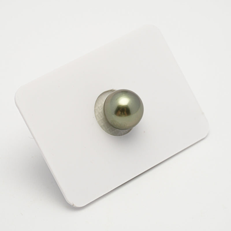 1pcs Golden Green 10.4mm - RSR AAA/AA Quality Tahitian Pearl Single LP2052 OR6