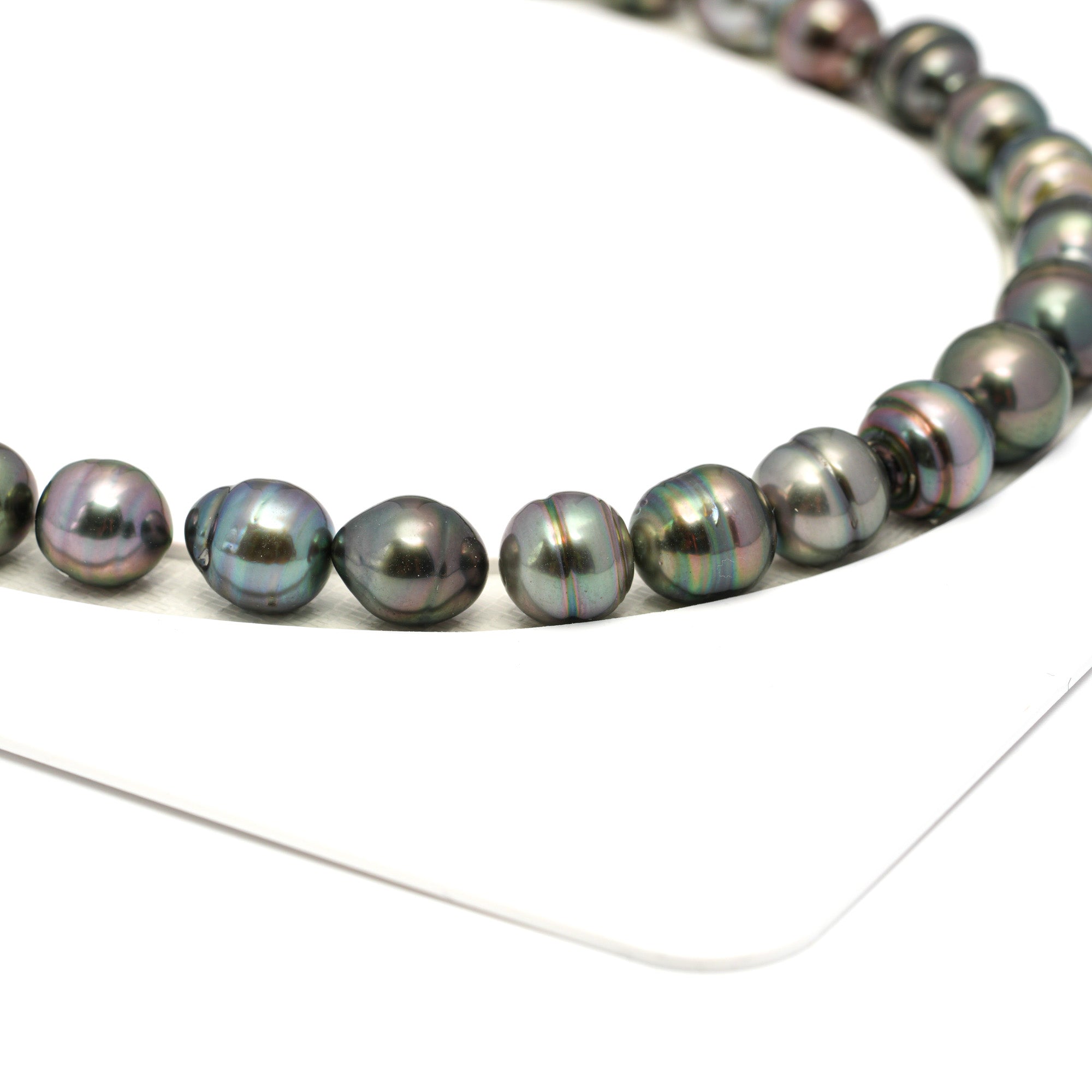 36pcs Multicolor 8-10mm - CL AAA Quality Tahitian Pearl Necklace NL1648