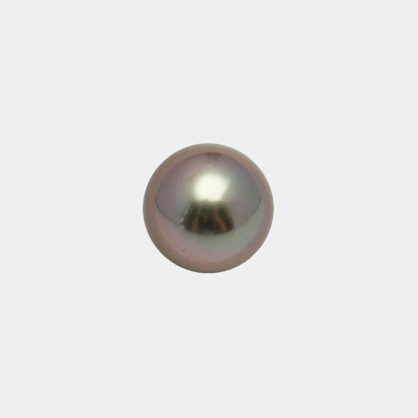 1pcs "High Luster" Cherry 9.5mm - SB AAA Quality Tahitian Pearl Single LP2113 OR10