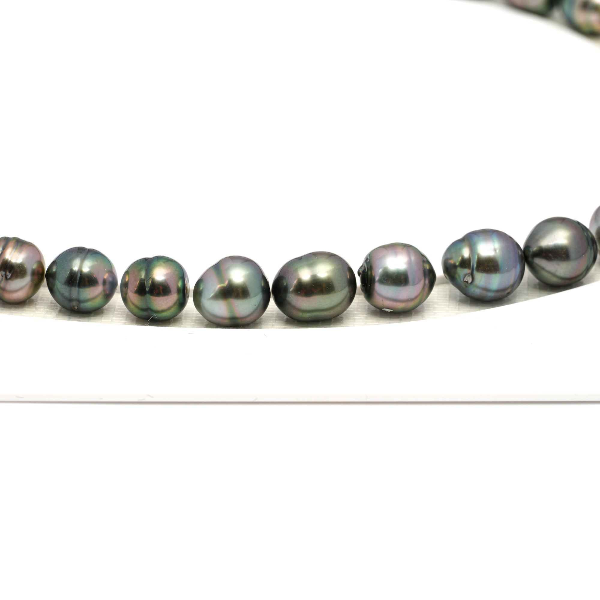 36pcs Multicolor 8-10mm - CL AAA Quality Tahitian Pearl Necklace NL1648