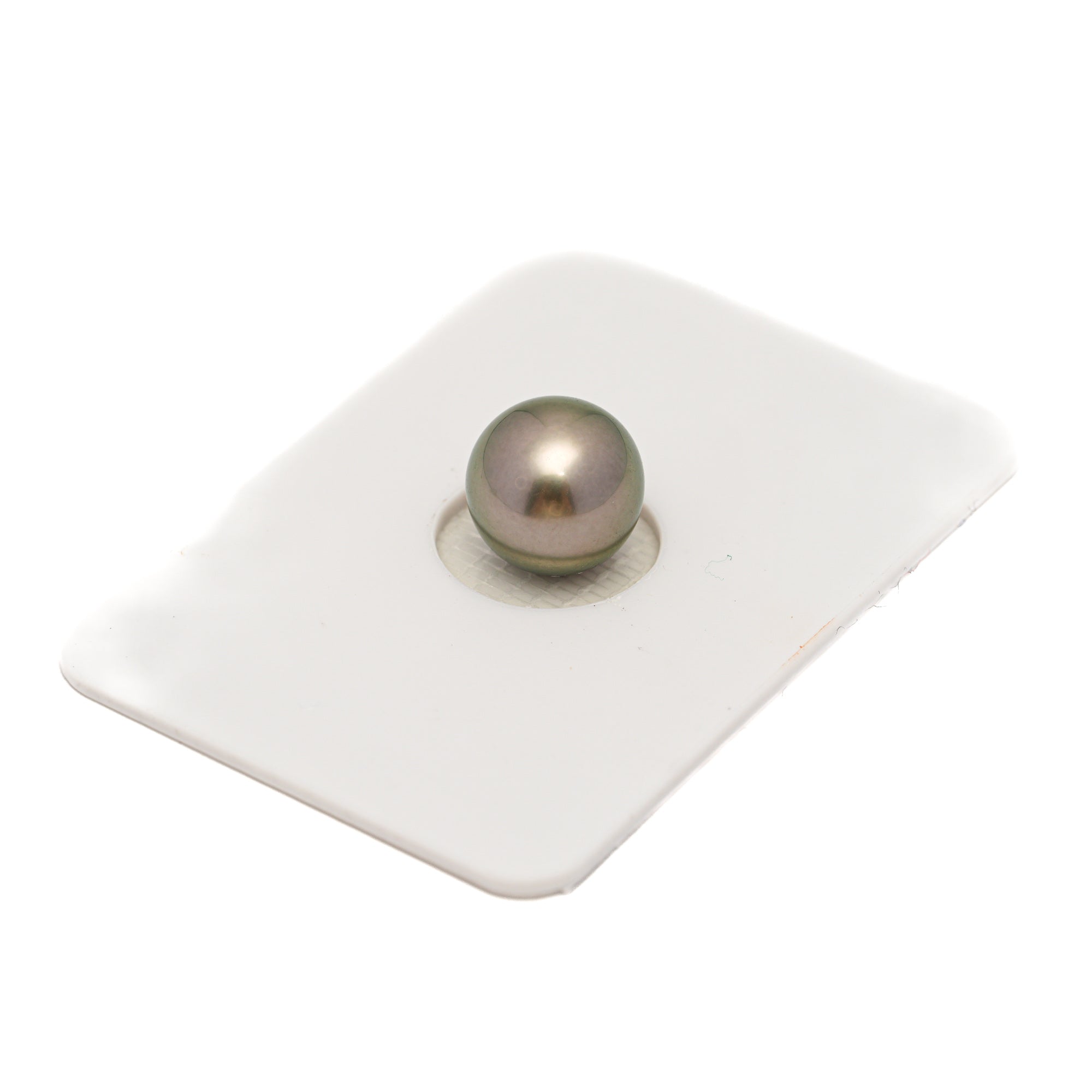 1pcs Silver Green 9.8mm - RSR AAA Quality Tahitian Pearl Single LP2376 OR13