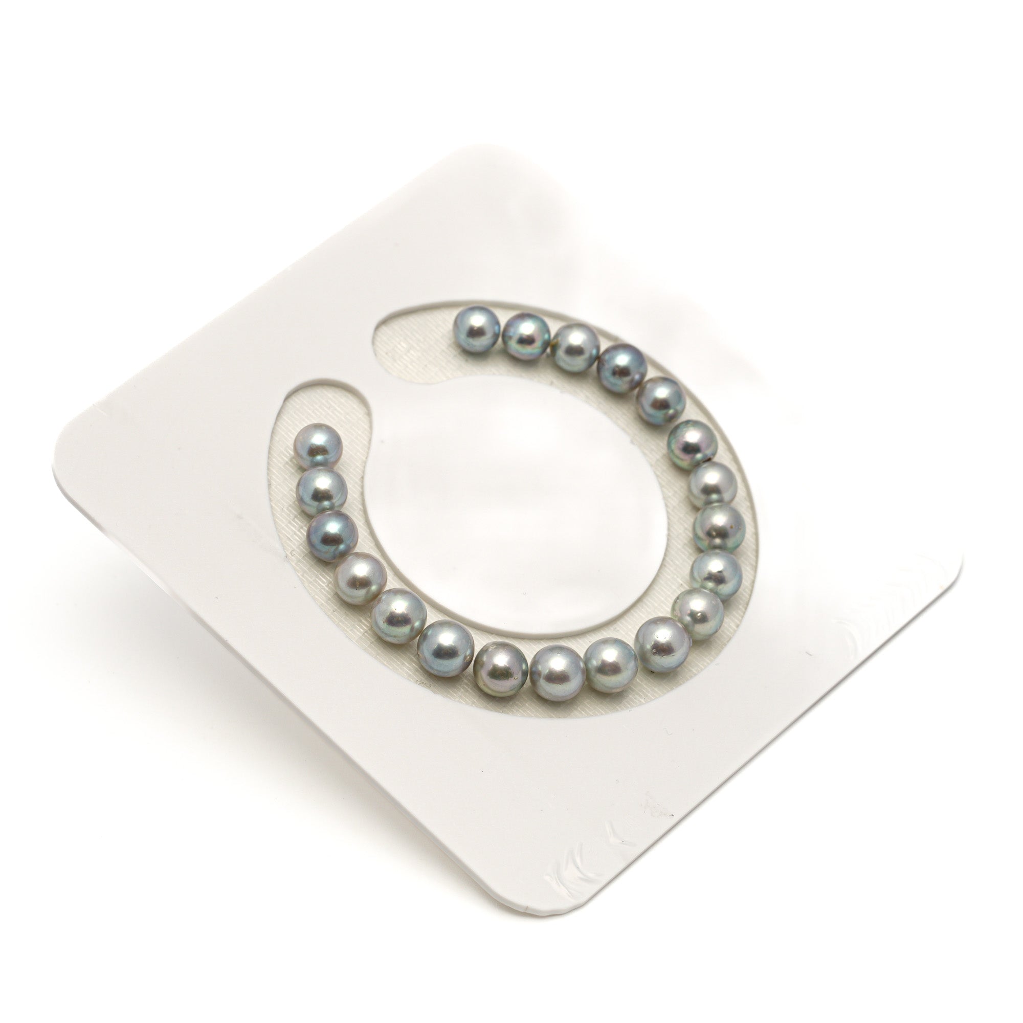 20pcs Akoya Pearl "High Luster" Silver Mix 7-7.9mm - SR/NR AA/A Quality Bracelet AKBR2427 CMA1