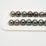 41pcs Multicolor 8-10mm - OV AAA/TOP Quality Tahitian Pearl Necklace NL1520