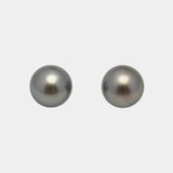 2pcs Gray 12mm - SR/NR AAA/AA Quality Tahitian Pearl Pair ER1551 A101