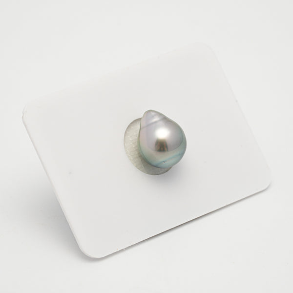 1pcs "High Luster" Light Blue 9.7mm - SB AAA/TOP Quality Tahitian Pearl Single LP2133 HL3