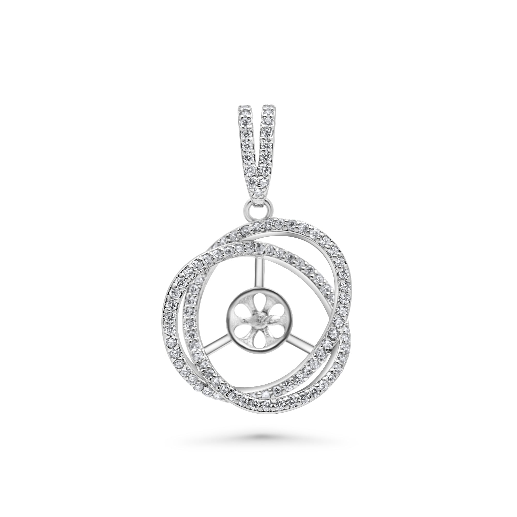 Pendant Clasp 925 Silver for Pearl SC479