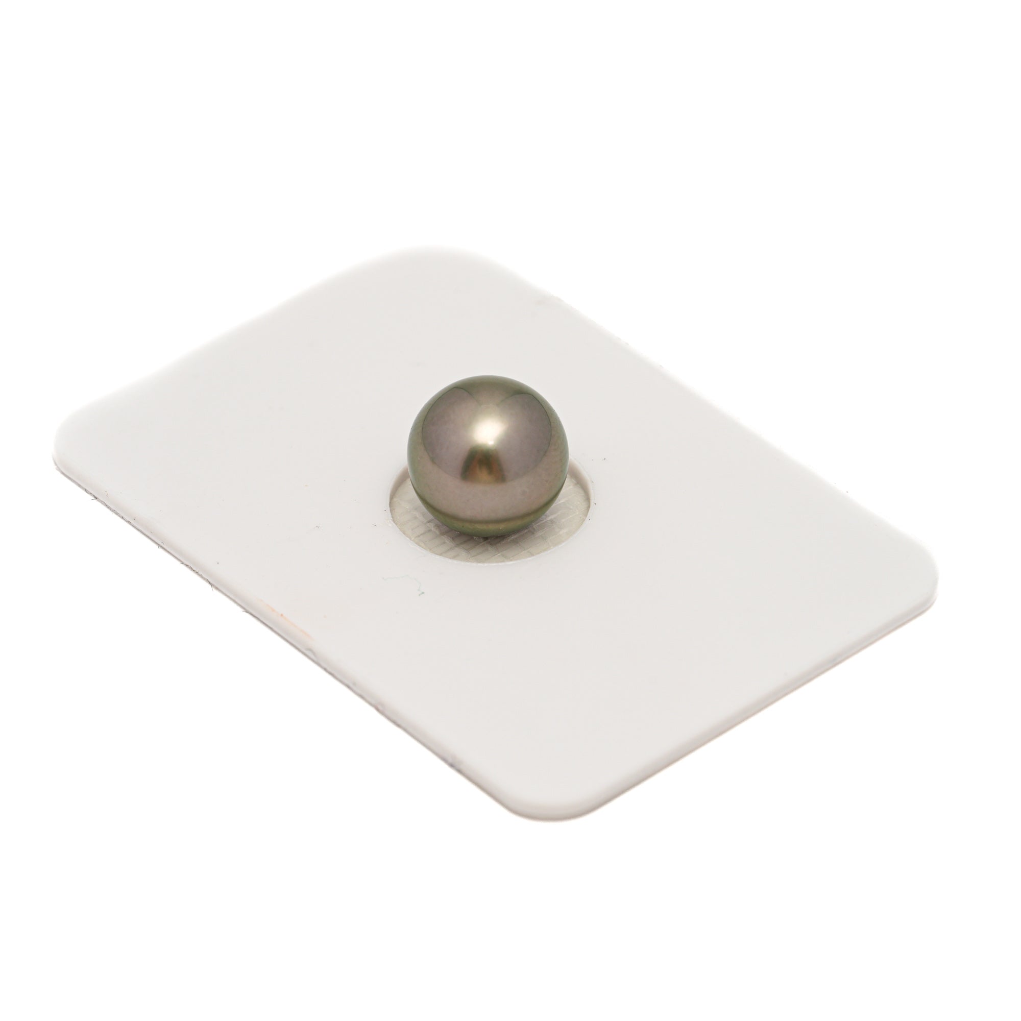1pcs Silver Green 9.8mm - RSR AAA Quality Tahitian Pearl Single LP2376 OR13