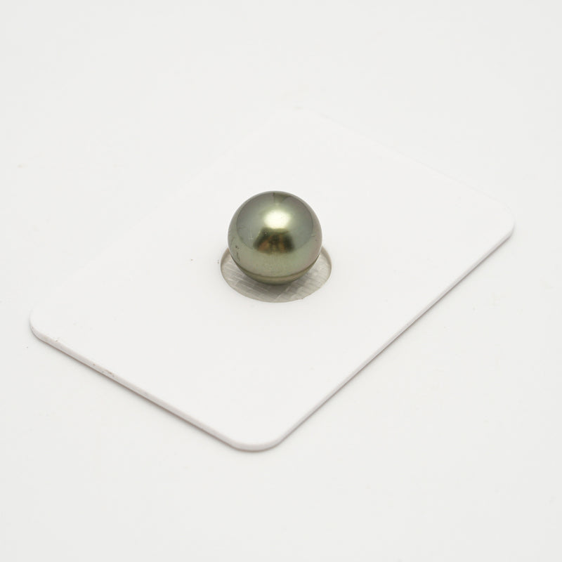 1pcs Golden Green 10.4mm - RSR AAA/AA Quality Tahitian Pearl Single LP2052 OR6