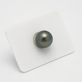 1pcs Dark Green 12.6mm - RSR AAA Quality Tahitian Pearl Single LP1873 TH1