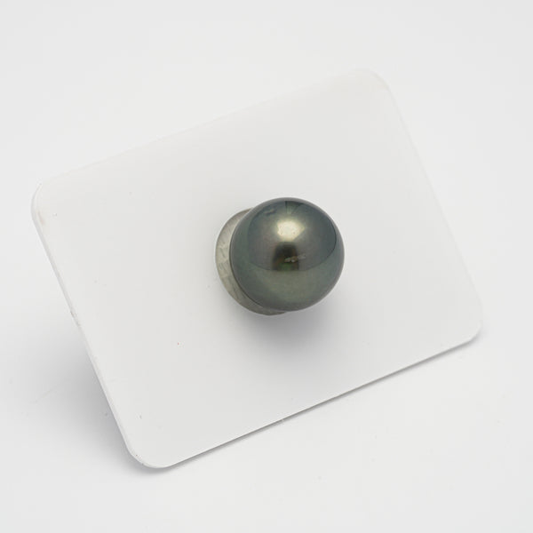 1pcs Dark Green 12.6mm - RSR AAA Quality Tahitian Pearl Single LP1873 TH1