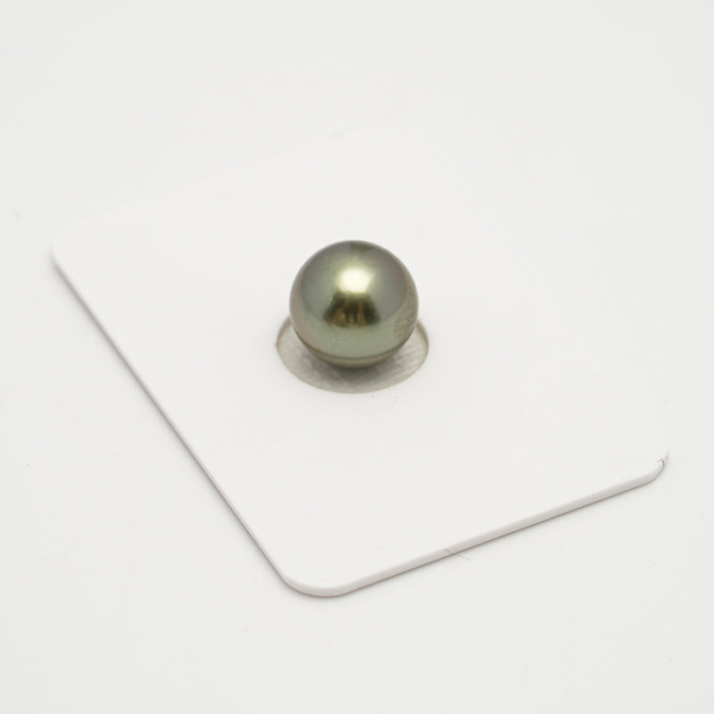 1pcs Golden Green 10.4mm - RSR AAA/AA Quality Tahitian Pearl Single LP2052 OR6