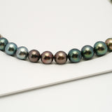 48pcs "High Luster" Multicolor 8-10mm - SR/NR AAA/AA Quality Tahitian Pearl Necklace NL1568 OR10