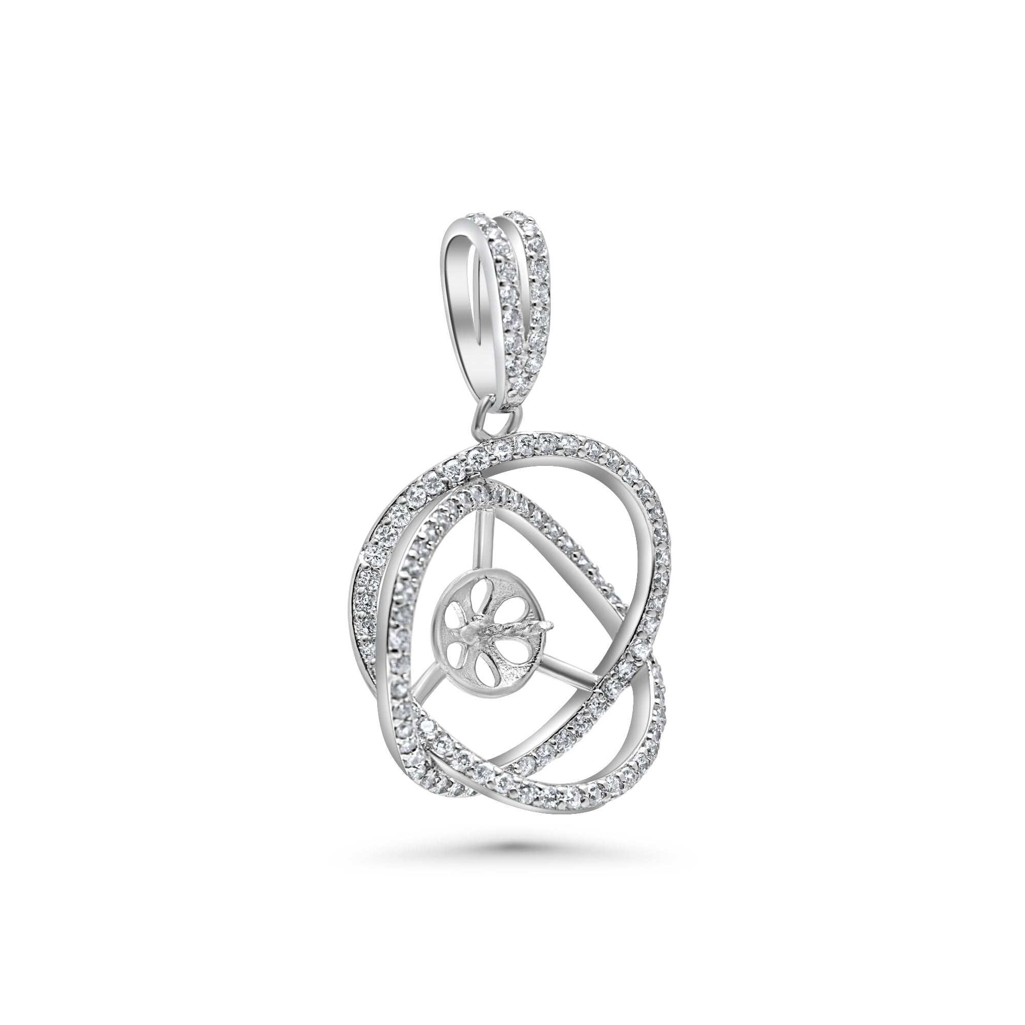 Pendant Clasp 925 Silver for Pearl SC479