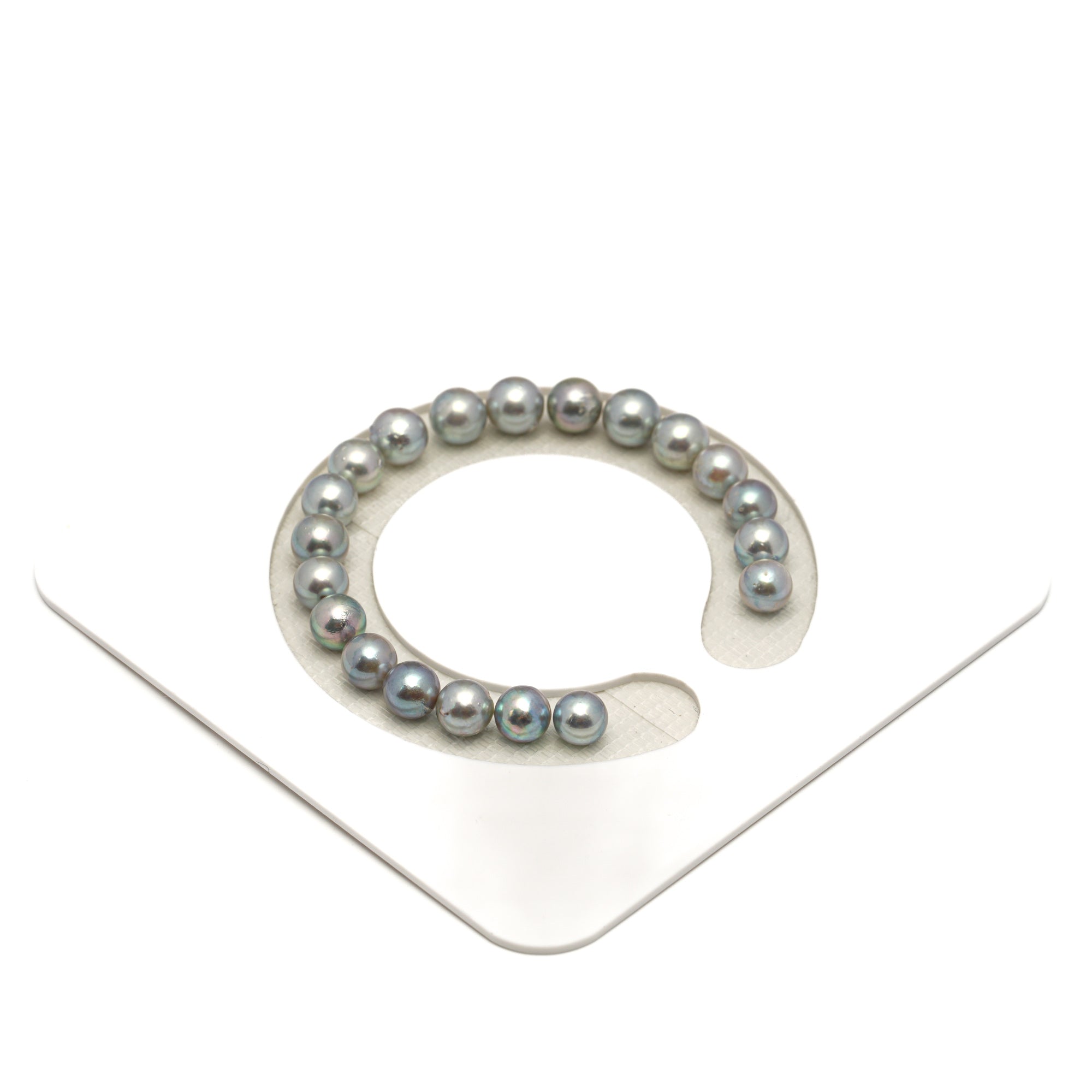 20pcs Akoya Pearl "High Luster" Silver Mix 7-7.9mm - SR/NR AA/A Quality Bracelet AKBR2427 CMA1