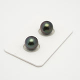 2pcs Cherry Purple 10.1mm - SR/NR AAA/AA Quality Tahitian Pearl Pair ER1570 OR10