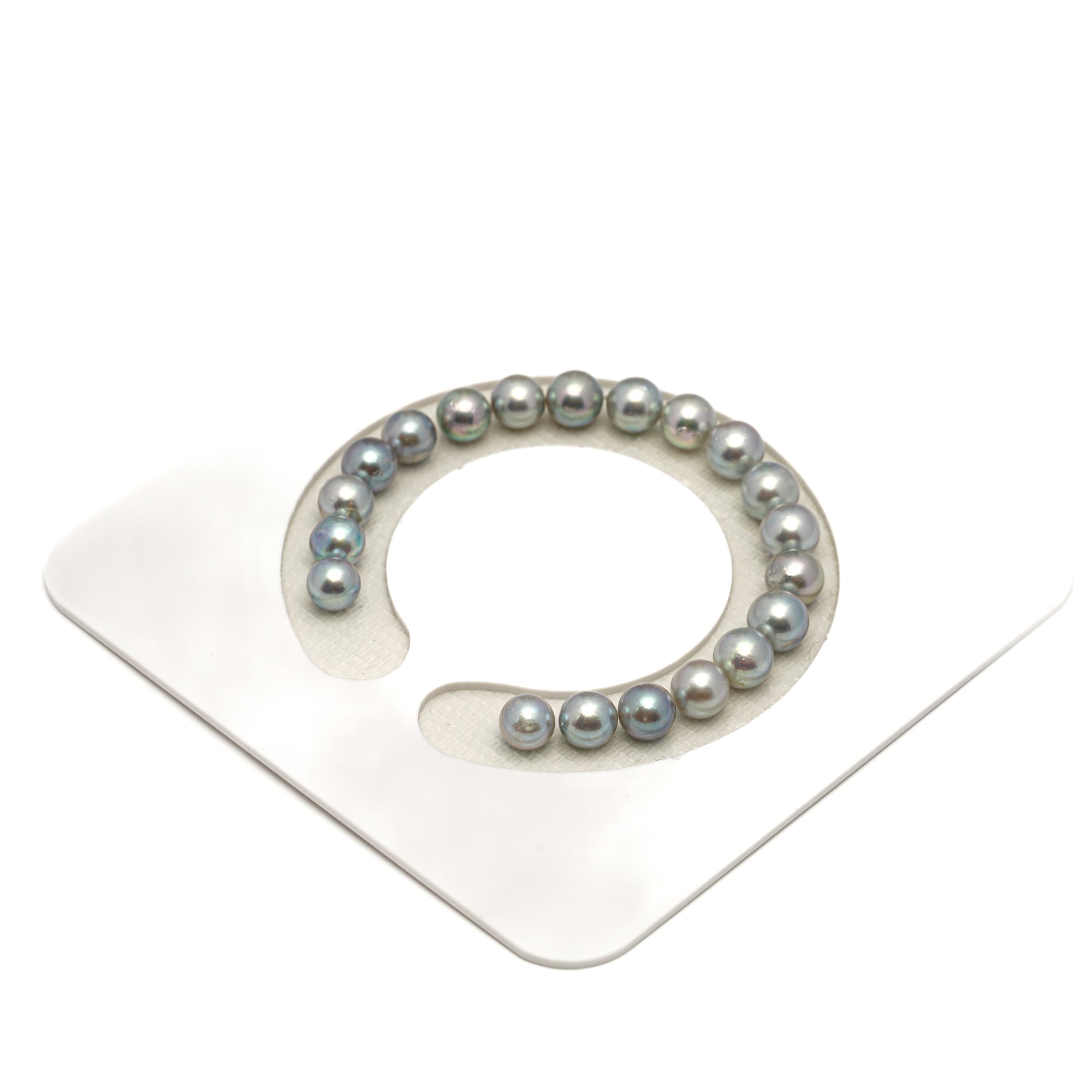 20pcs Akoya Pearl "High Luster" Silver Mix 7-7.9mm - SR/NR AA/A Quality Bracelet AKBR2427 CMA1