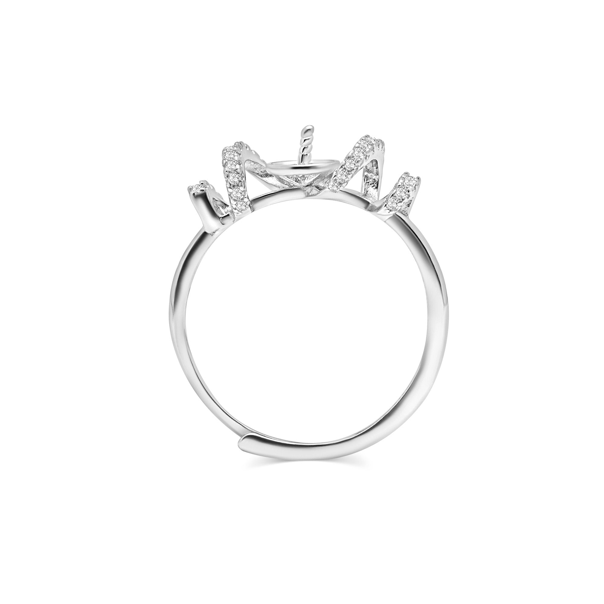 Adjustable Ring 925 Silver for Pearl SC230/SC230G