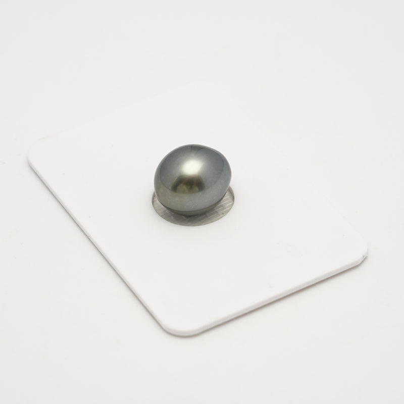 1pcs "High Luster" Gray 10.7mm - SB TOP/AAA Quality Tahitian Pearl Single LP2030 OR7