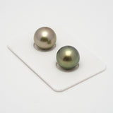 2pcs Yellow 12.4mm - RSR AAA/AA Quality Tahitian Pearl Pair ER1491