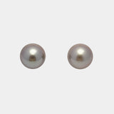 2pcs Light 10-10.1mm - SR AAA/AA Quality Tahitian Pearl Pair ER1525 TH1